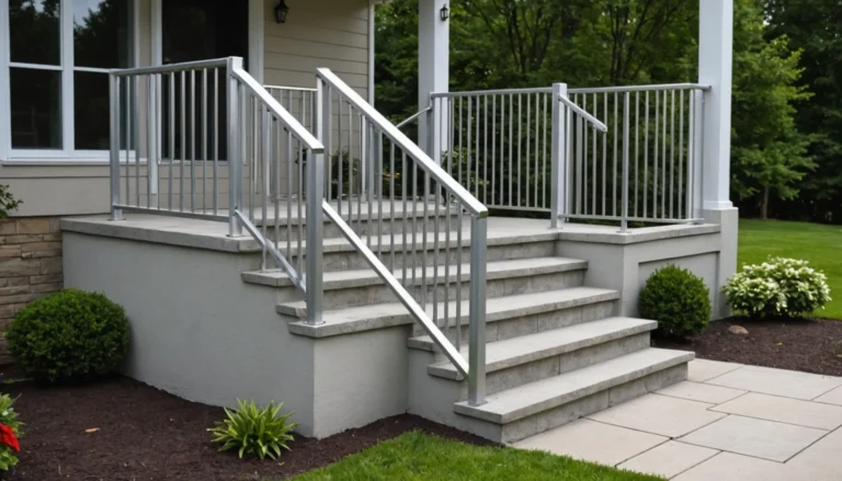 rampe escalier aluminium extérieur