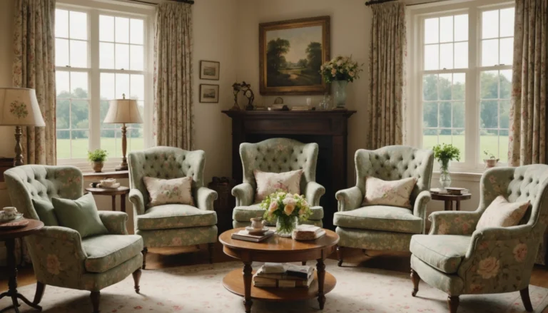 fauteuil style anglais cottage