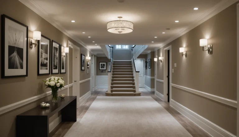 éclairage pour couloir et escalier