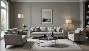 canapé avec fauteuil moderne
