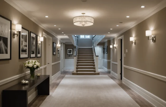 éclairage pour couloir et escalier