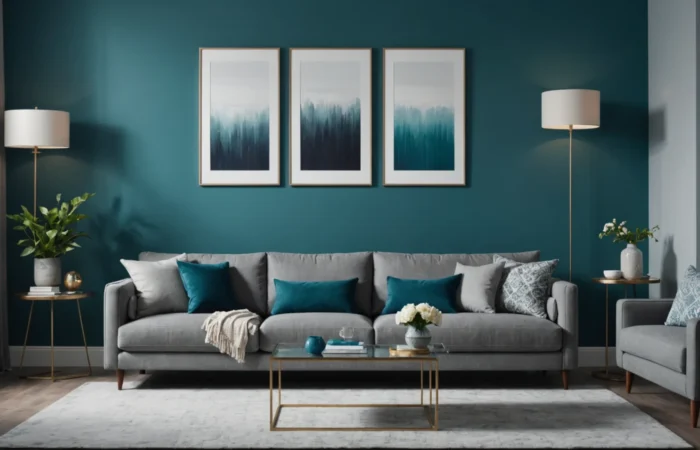 couleur de mur pour canapé gris