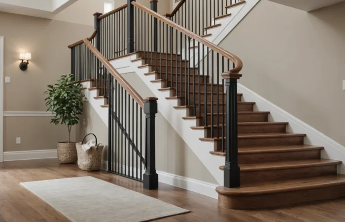 moderniser rampe escalier bois