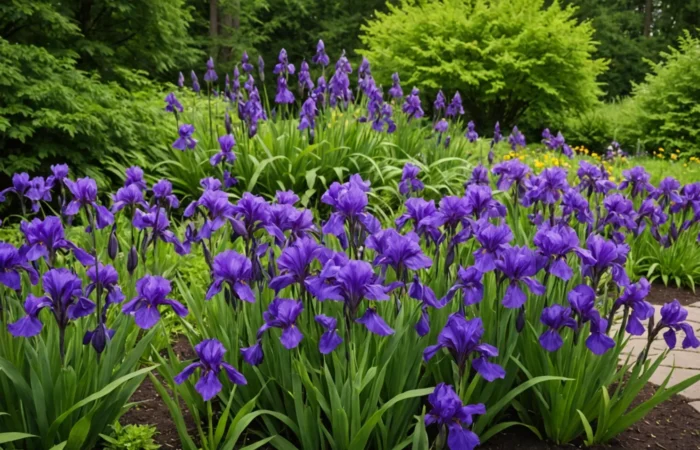 vivaces à fleurs violettes résistantes au froid