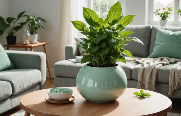 menthe en pots